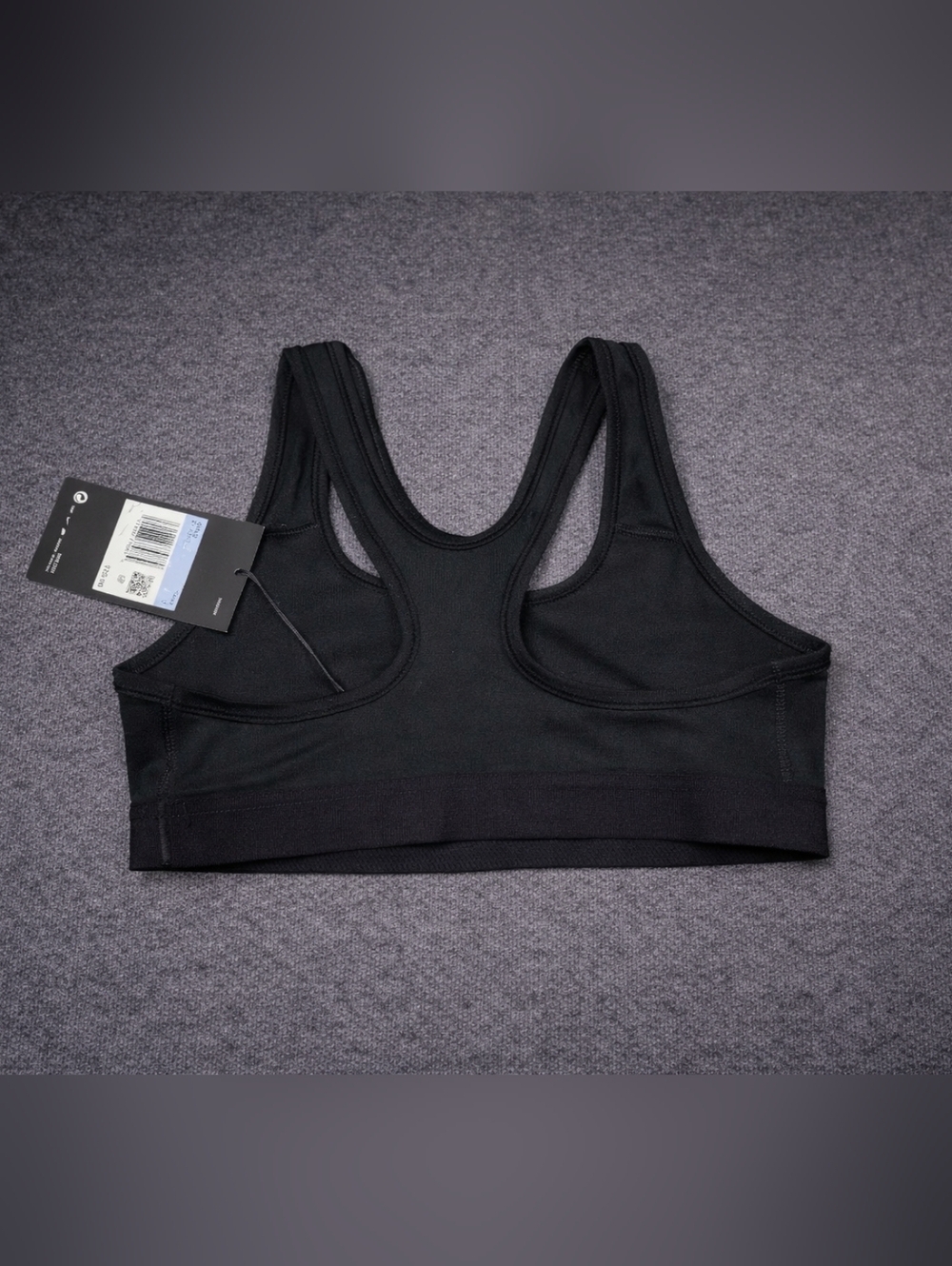 NWT Nike Dri-FIT Girls Sports Bra Size M Black - Picture 2 of 3